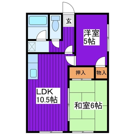 稲積公園駅 徒歩14分 2階の物件間取画像